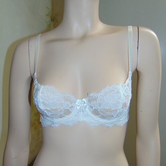 Lot of 2 Victoria's Secret Savage X Fenty Green Bralette & White Balconette 34B - Picture 11 of 12